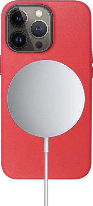Vivid PU Leather Case - Σκληρή Θήκη Magsafe Apple iPhone 13 Pro Max - Red (VIMAGLE198RD) 13017773