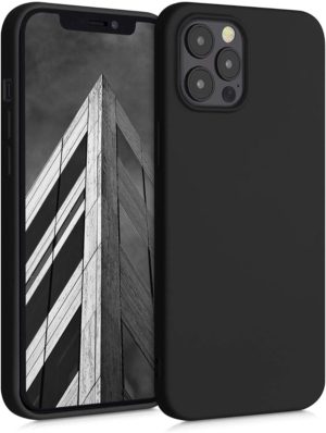 KWmobile Θήκη Σιλικόνης Apple iPhone 12 Pro Max - Soft Flexible Rubber Cover - Black Matte (52714.47) 52714.47