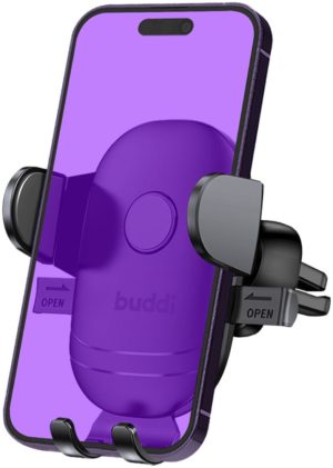 Buddi Phone Mount for Car Air Vent - Universal Ρυθμιζόμενη Βάση Στήριξης Κινητών / Smartphone για Αεραγωγούς Αυτοκινήτου - Black - 5 Έτη Εγγύηση (8719246378645) 111194