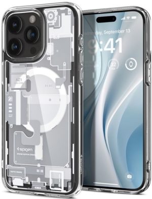 Spigen Ultra Hybrid MagFit - Θήκη MagSafe Apple iPhone 15 Pro Max - Zero One White (ACS07034) ACS07034