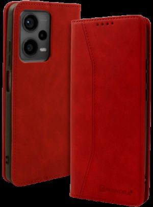 Bodycell Θήκη - Πορτοφόλι Xiaomi Redmi Note 12 Pro 5G - Red (5206015019548) 04-01151