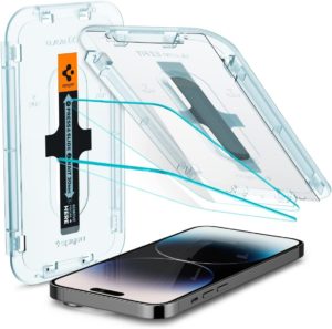 Spigen Tempered Glass GLAS.tR EZ Fit - Αντιχαρακτικό Γυαλί Οθόνης Apple iPhone 14 Pro - 2 Τεμάχια (AGL05214) AGL05214