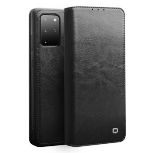 Θήκη Samsung Galaxy S20 Plus genuine QIALINO Classic Leather Wallet Case-Black MPS14619