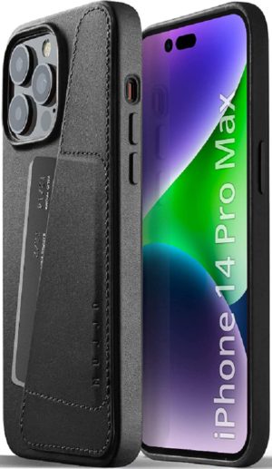 MUJJO Full Leather Wallet Case - Δερμάτινη Θήκη-Πορτοφόλι Apple iPhone 14 Pro Max - Black (MUJJO-CL-030-BK) MUJJO-CL-030-BK
