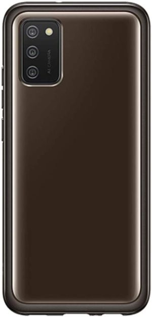 Samsung Official Θήκη Σιλικόνης Soft Clear Cover Samsung Galaxy A02s - Black (EF-QA026TBEGEU) 13016241