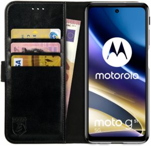 Rosso Element PU Θήκη Πορτοφόλι Motorola Moto G51 5G - Black (8719246353550) 114416