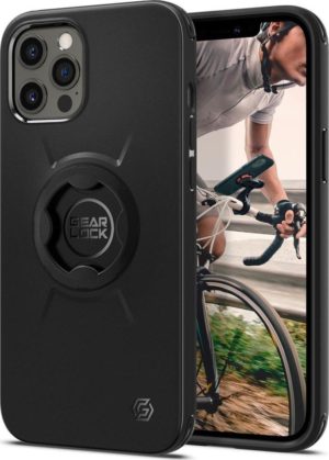 Spigen Gearlock Bike Mount Case GCF131 - Θήκη Apple iPhone 12 Pro Max - Συμβατή με Βάσεις Bike Mount - Black (ACS01587) ACS01587