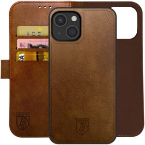 Rosso Element 2 in 1 - PU Θήκη Πορτοφόλι Apple iPhone 14 - Brown (8719246369537) 109179