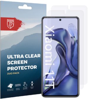 Rosso Ultra Clear Screen Protector - Μεμβράνη Προστασίας Οθόνης - Xiaomi 11T / 11T Pro - 2 Τεμάχια (8719246339806) 96330