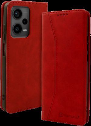 Bodycell Θήκη - Πορτοφόλι Xiaomi Redmi Note 12 5G - Red (5206015019494) 04-01148