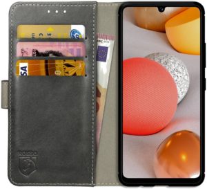 Rosso Element PU Θήκη Πορτοφόλι Samsung Galaxy A42 5G - Grey (8719246274169) 116011