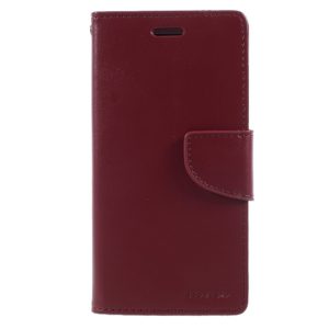 Θήκη iphone X/Xs Mercury Goospery Bravo Diary Leather Wallet case-wine red MPS11708