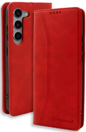 Bodycell Θήκη - Πορτοφόλι Samsung Galaxy S23 Plus - Red (5206015019791) 04-01103