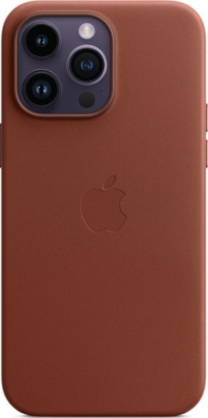 Official Apple Leather Case - Δερμάτινη Θήκη με MagSafe Apple iPhone 14 Pro Max - Umber (MPPQ3ZM/A) 13019983