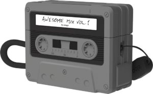 Elago Cassette Tape Case - Θήκη Σιλικόνης με Λουράκι Χειρός για Apple AirPods Pro 2nd Gen - Black (EAPP2TAPE-BK+STR-BK) EAPP2TAPE-BK+STR-BK