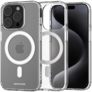 Spacecase Clear MagSafe - Σκληρή Διάφανη Θήκη MagSafe - Apple iPhone 15 Pro - Transparent (5905719103293) 119819