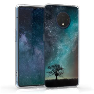KW Θήκη Σιλικόνης OnePlus 7T - Cosmic Nature - Blue / Grey / Black (51154.01) 51154.01