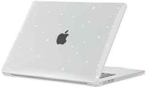 Ανθεκτική Σκληρή Θήκη - Apple MacBook Air 13 M3 2024 / M2 2022 - Tech-Protect SmartShell - Glitter Clear (9589046924095) 119297