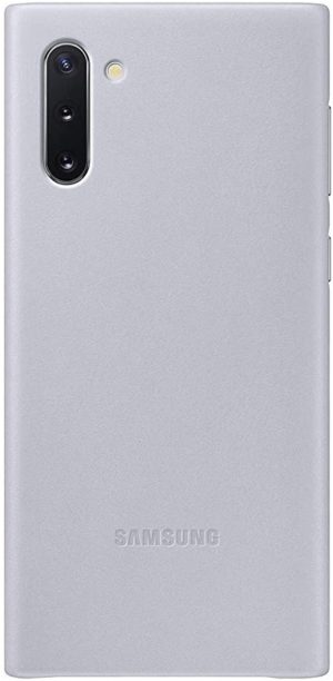 Official Samsung Leather Cover - Δερμάτινη Θήκη Samsung Galaxy Note 10 - Grey (EF-VN970LJEGWW) 13013883