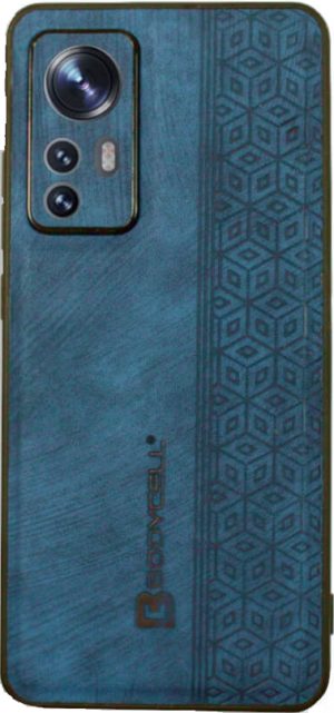 Bodycell Pattern Leather - Σκληρή Θήκη Xiaomi 12 / 12X - Blue (5206015068836) BY-00049