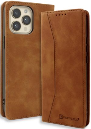 Bodycell Θήκη - Πορτοφόλι Apple iPhone 14 Pro Max - Brown (5206015014697) 04-01011