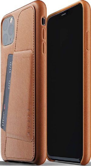 MUJJO Full Leather Wallet Case - Δερμάτινη Θήκη-Πορτοφόλι Apple iPhone 11 Pro Max - Tan (MUJJO-CL-004-TN) MUJJO-CL-004-TN