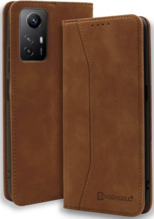 Bodycell Θήκη - Πορτοφόλι Xiaomi Redmi Note 12S - Brown (5206015021602) 04-01168