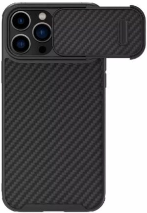 Nillkin Synthetic Fiber S - Σκληρή Θήκη από Ανθρακονήματα με Κάλυμμα για την Κάμερα - Apple iPhone 14 Pro Max - Black (6902048249806) 110710