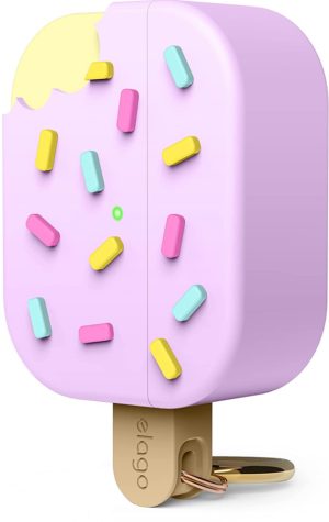 Elago AirPods Ice Cream Case - Θήκη Σιλικόνης για Apple AirPods Pro 2nd Gen - Lavender / Blueberry (EAPP2-ICE-LV) EAPP2-ICE-LV