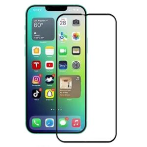AMORUS Tempered Glass 3D Full Cover for iPhone 14/13/13 Pro-black MPS15712