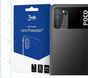 3MK Hybrid Glass Camera Protector - Αντιχαρακτικό Υβριδικό Προστατευτικό Γυαλί για Φακό Κάμερας Xiaomi Poco M3 - 4 Τεμάχια (5903108336246) 75664
