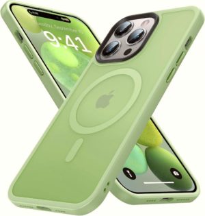 HappyCase Ημιδιάφανη Σκληρή Θήκη MagSafe - Apple iPhone 14 Pro - Matte Green (8719246412257) 116682