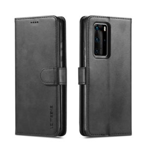 Θήκη Huawei P40 Pro LC.IMEEKE Wallet leather stand Case-black MPS14364