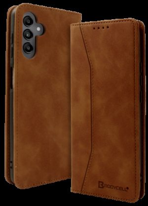 Bodycell Θήκη - Πορτοφόλι Samsung Galaxy A14 - Brown (5206015017629) 04-01126