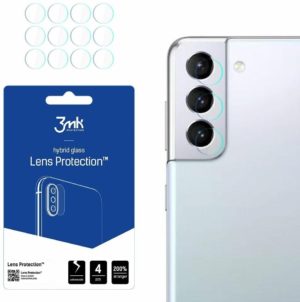 3MK Hybrid Glass Camera Protector - Αντιχαρακτικό Υβριδικό Προστατευτικό Γυαλί για Φακό Κάμερας Samsung Galaxy S22 5G - 4 Τεμάχια (5903108460743) 97700