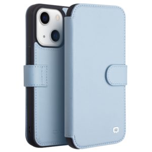 Θήκη iphone 13 QIALINO Leather Magnetic Clasp Flip Case-Light Blue MPS15362