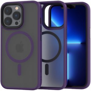 Spacecase Hybrid MagSafe - Σκληρή Ημιδιάφανη Θήκη MagSafe - Apple iPhone 13 Pro - Purple (5905719102883) 119462
