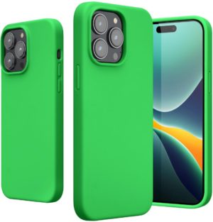 KWmobile Soft Flexible Rubber Cover - Θήκη Σιλικόνης Apple iPhone 14 Pro Max - Neon Green (59074.44) 59074.44