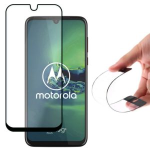Wozinsky Nano FlexiGlass Tempered Glass - Fullface Αντιχαρακτικό Γυαλί Οθόνης Motorola Moto G8 Plus - Black (9111201892217) 64618
