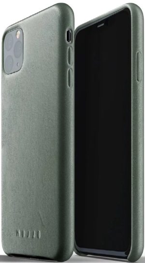 MUJJO Full Leather Case - Δερμάτινη Θήκη Apple iPhone 11 Pro Max - Slate Green (MUJJO-CL-003-SG) MUJJO-CL-003-SG