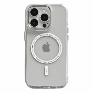 Θήκη Transparent TPU+PC Case for iPhone 15 Pro Max Drop-proof Compatible with MagSafe-transparent MPS15903