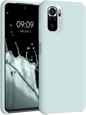 KWmobile Θήκη Σιλικόνης Xiaomi Redmi Note 10 / Note 10S - Soft Flexible Rubber Cover - Cool Mint (54543.200) 54543.200