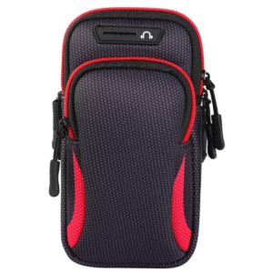 Θήκη Universal up to 6.5 Running Sports Armband Bag 190x90mm-black/red MPS14519
