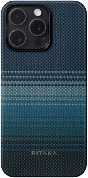 Pitaka Fusion Weaving MagEZ Case 5 - MagSafe Θήκη Aramid Fiber Body - Apple iPhone 15 Pro Max - 0.75mm - 1500D - Moonrise (KI1501MOM) KI1501MOM