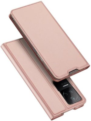 Duxducis SkinPro Θήκη Πορτοφόλι Xiaomi Poco F4 - Pink (6934913035283) 111016