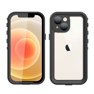 Θήκη αδιάβροχη iPhone 13 mini Waterproof Covering Clear Back case Redpepper-Black/Dark grey MPS15425