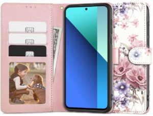 Θήκη Πορτοφόλι Xiaomi Redmi Note 13 4G - Tech-Protect Wallet - Blossom Flower (5906302300334) 119891