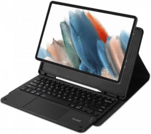 Buddi Zuna Keyboard Case - Θήκη με Υποδοχή για Γραφίδα και Πληκτρολόγιο Bluetooth - Samsung Galaxy Tab S9 Plus 12.4 X810 / X816B - Black (8719246427633) 119092