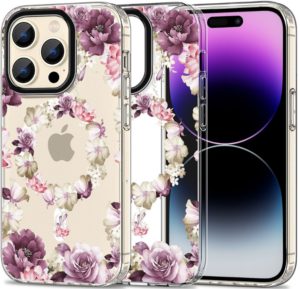 Tech-Protect MagMood - Σκληρή Θήκη MagSafe Apple iPhone 15 Pro Max - Rose Floral (9319456605419) 116109
