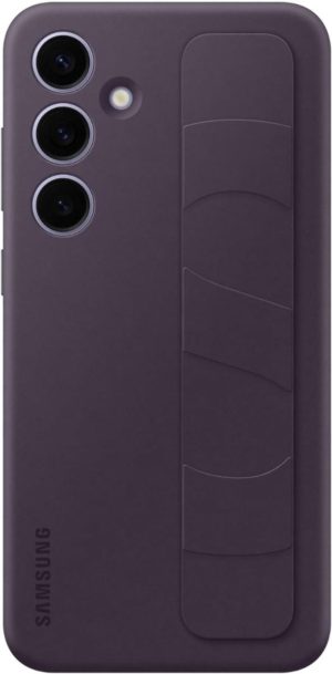 Θήκη Σιλικόνης με Λουράκι Χειρός - Samsung Galaxy S24 Plus - Official Samsung Standing Grip Case - Dark Violet (EF-GS926CEEGWW) 13023297